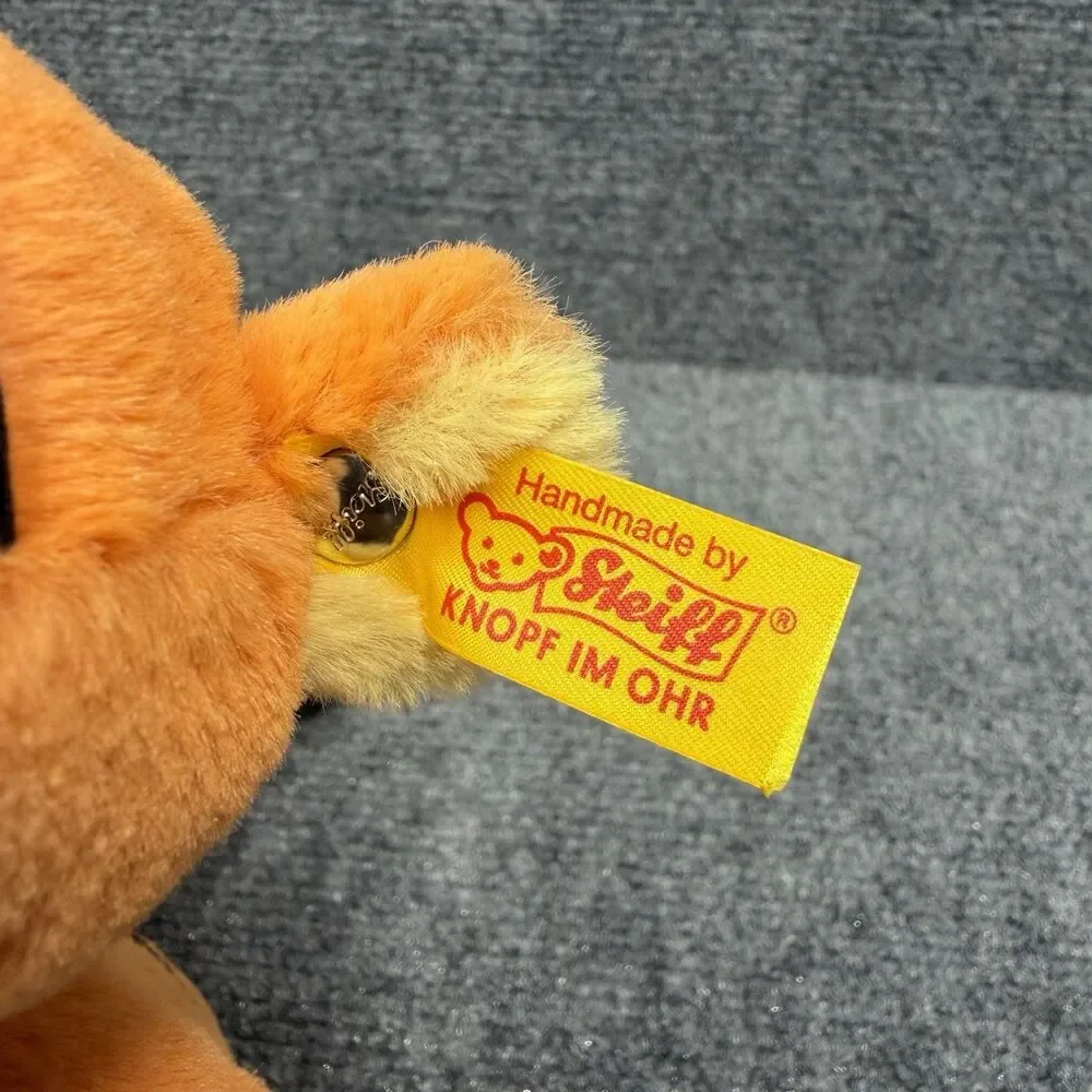 Disney Originals Steiff Tigger Winnie The Pooh Plush Stuffed Animal Orange
